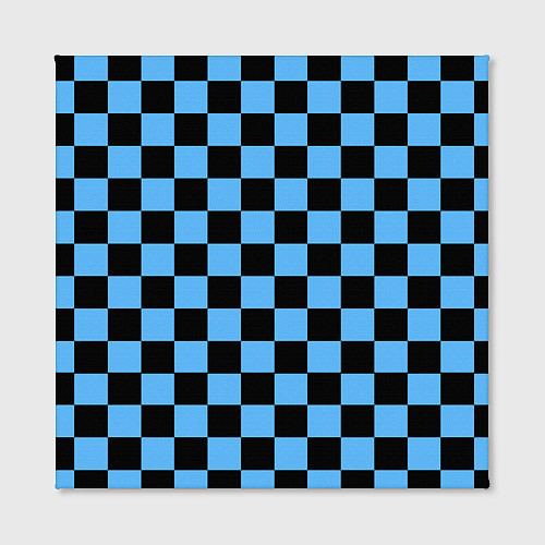 Картина квадратная Шахматная доска Синяя / 3D-принт – фото 2