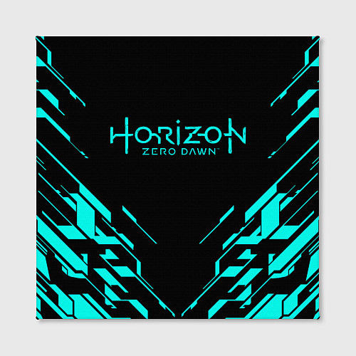 Картина квадратная HORIZON ZERO DAWN NEON / 3D-принт – фото 2