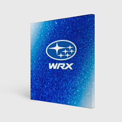 Холст квадратный SUBARU WRX Шум, цвет: 3D-принт