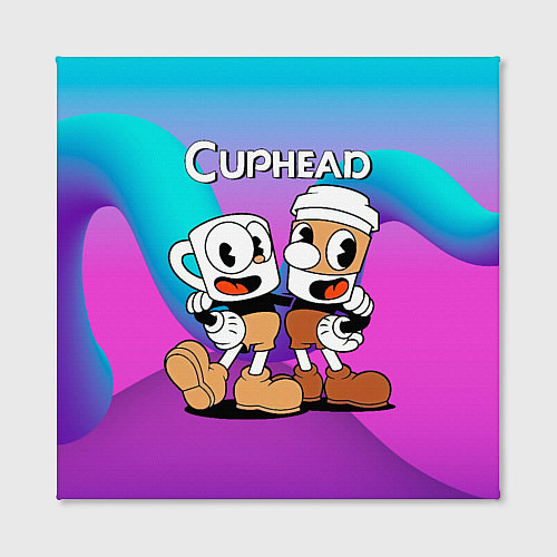 Картина квадратная Кружечки Cuphead / 3D-принт – фото 2