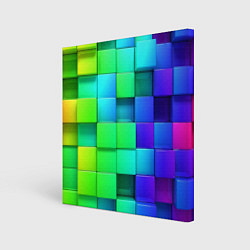 Холст квадратный Color geometrics pattern Vanguard, цвет: 3D-принт