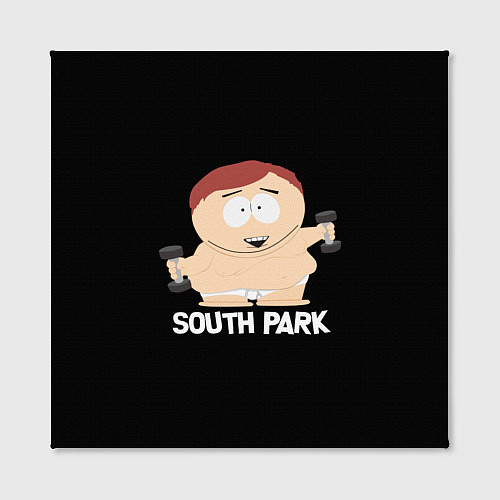 Картина квадратная Южный парк - Эрик с гантелями / 3D-принт – фото 2