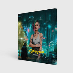 Картина квадратная Judy Cyberpunk 2077