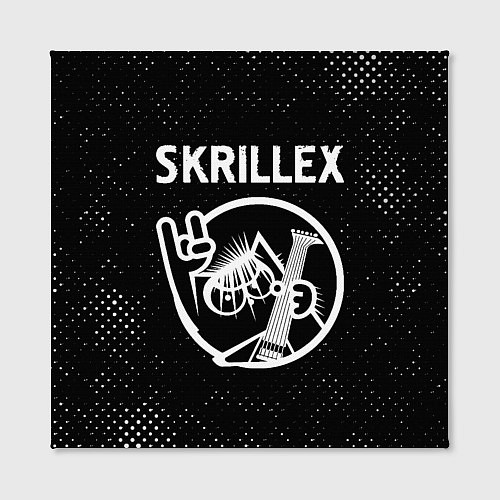 Картина квадратная Skrillex - КОТ - Потертости / 3D-принт – фото 2