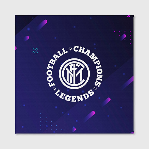 Картина квадратная Inter Легенды Чемпионы / 3D-принт – фото 2