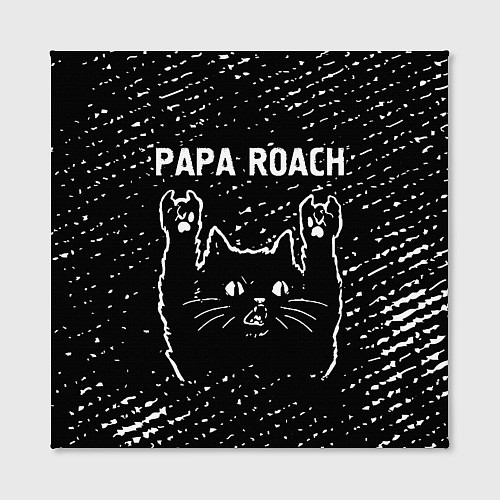 Картина квадратная Papa Roach Rock Cat / 3D-принт – фото 2