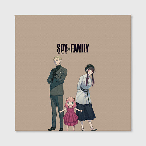 Картина квадратная Spy x Family Семья шпиона / 3D-принт – фото 2