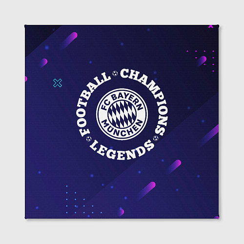 Картина квадратная Bayern Легенды Чемпионы / 3D-принт – фото 2