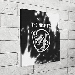 Холст квадратный The Misfits КОТ Краска, цвет: 3D-принт — фото 2