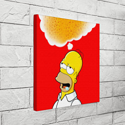 Холст квадратный Homer dream, цвет: 3D-принт — фото 2