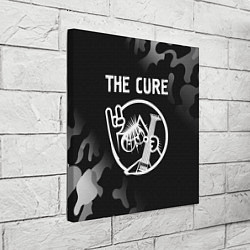 Холст квадратный The Cure КОТ Камуфляж, цвет: 3D-принт — фото 2