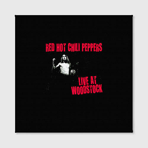 Картина квадратная Live at Woodstock - Red Hot Chili Peppers / 3D-принт – фото 2