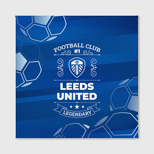 Картина квадратная Leeds United Football Club Number 1 / 3D-принт – фото 2