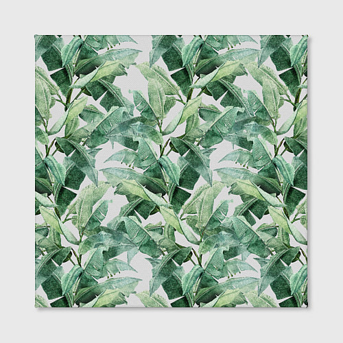 Картина квадратная Банановые Листья В Джунглях / 3D-принт – фото 2