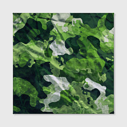 Холст квадратный Camouflage Pattern Камуфляж Паттерн, цвет: 3D-принт — фото 2