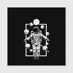 Холст квадратный Свобода Космоса, цвет: 3D-принт — фото 2
