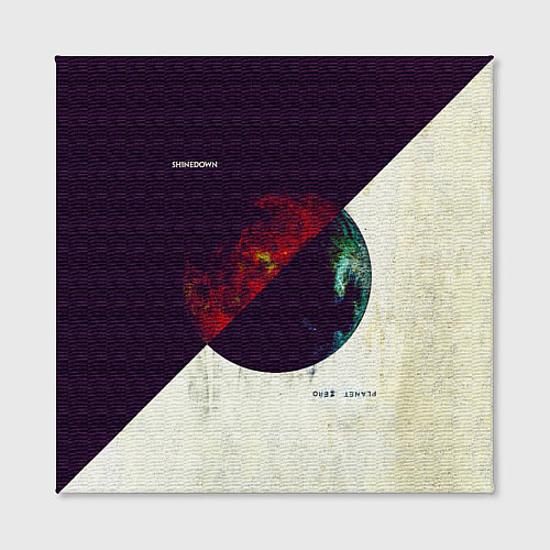 Картина квадратная Planet Zero - Shinedown / 3D-принт – фото 2