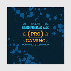 Холст квадратный Игра Heroes of Might and Magic: PRO Gaming, цвет: 3D-принт — фото 2