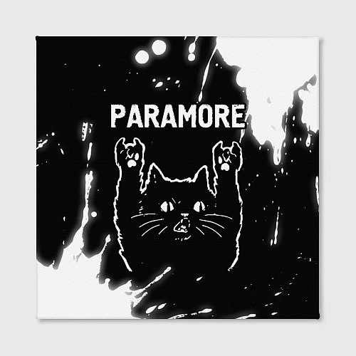 Картина квадратная Группа Paramore и Рок Кот / 3D-принт – фото 2