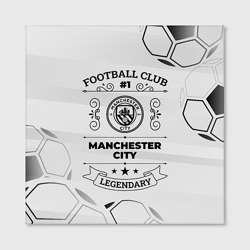 Картина квадратная Manchester City Football Club Number 1 Legendary / 3D-принт – фото 2