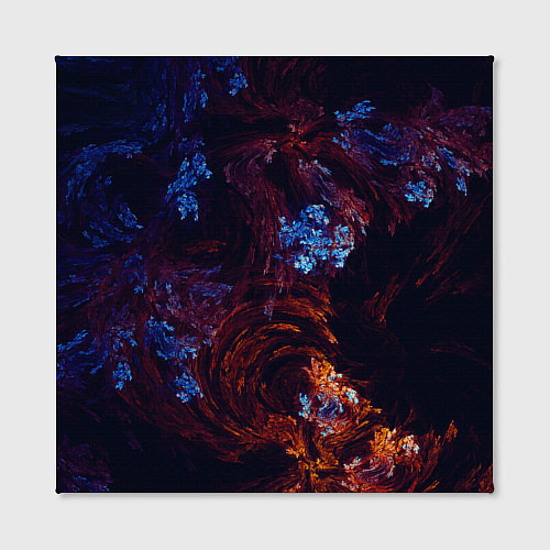 Картина квадратная Синие и Красные Коралловые Рифы / 3D-принт – фото 2