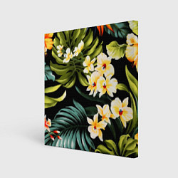 Холст квадратный Vanguard floral composition Summer, цвет: 3D-принт