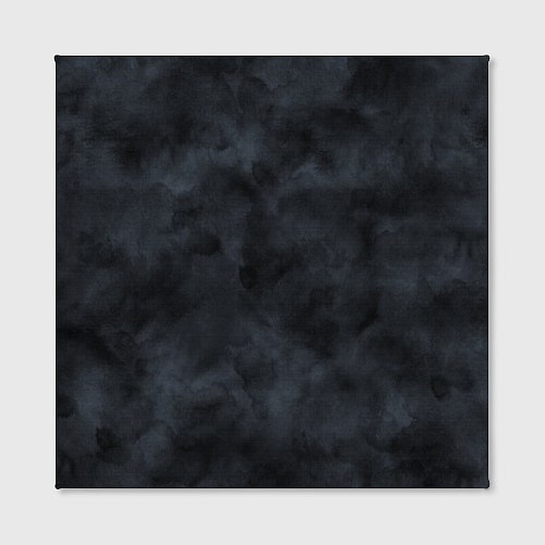 Картина квадратная Акварельные разводы черный / 3D-принт – фото 2