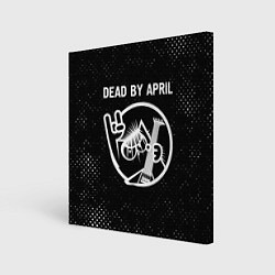 Холст квадратный Dead by April КОТ Гранж, цвет: 3D-принт