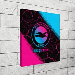 Холст квадратный Brighton Neon Gradient, цвет: 3D-принт — фото 2