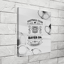 Холст квадратный Bayer 04 Football Club Number 1 Legendary, цвет: 3D-принт — фото 2