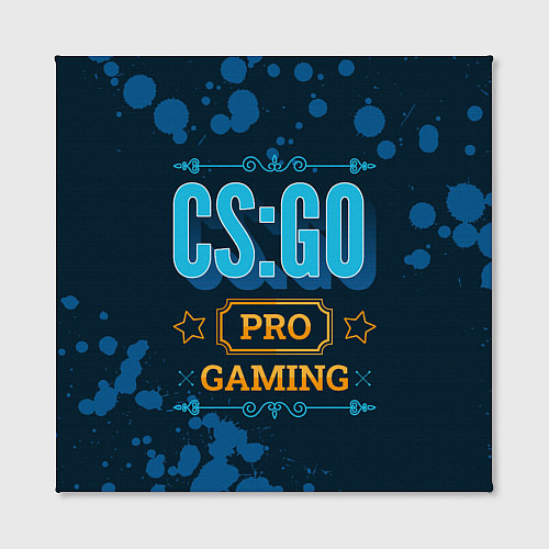 Картина квадратная Игра CS:GO: PRO Gaming / 3D-принт – фото 2