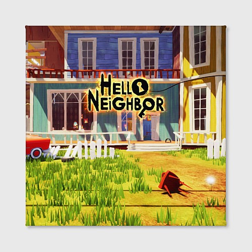 Картина квадратная Hello Neighbor: Дом / 3D-принт – фото 2
