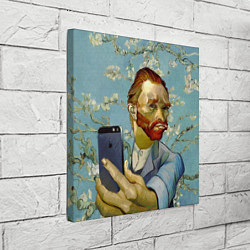 Холст квадратный Ван Гог Селфи - Арт Портрет, цвет: 3D-принт — фото 2
