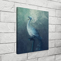 Холст квадратный Beautiful Peacock, цвет: 3D-принт — фото 2