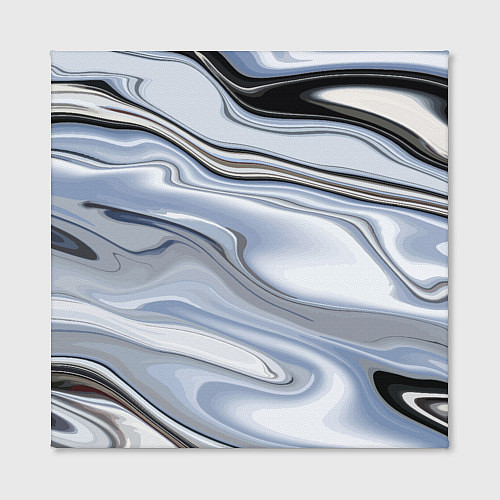 Картина квадратная Серебристая поверхность воды / 3D-принт – фото 2