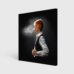 Холст квадратный David Bowie - Thin White Duke, цвет: 3D-принт