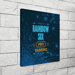 Холст квадратный Игра Rainbow Six: pro gaming, цвет: 3D-принт — фото 2