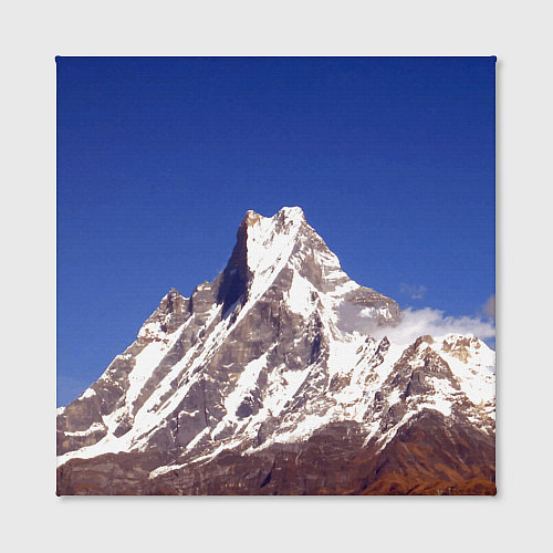 Картина квадратная Мачапучаре, священная гора - дом бога Шивы, закрыт / 3D-принт – фото 2