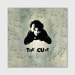 Холст квадратный Роберт Смит - The Cure, цвет: 3D-принт — фото 2