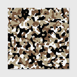 Холст квадратный Камуфляж Open Terrain, цвет: 3D-принт — фото 2