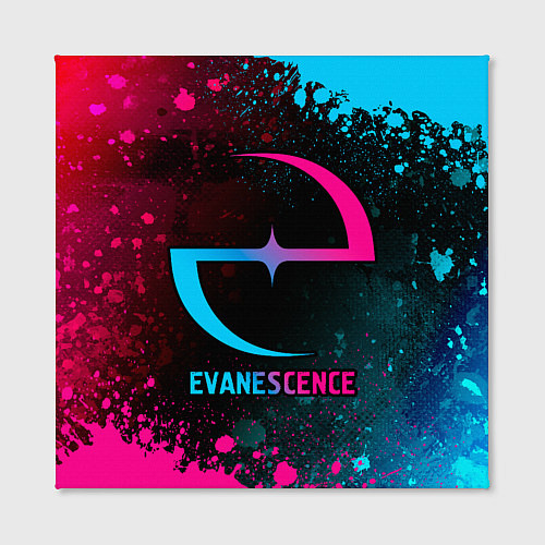 Картина квадратная Evanescence - neon gradient / 3D-принт – фото 2