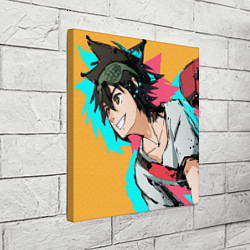 Холст квадратный Улыбка Мори - Бог старшей школы, цвет: 3D-принт — фото 2