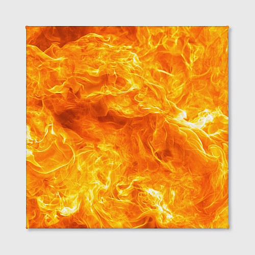 Картина квадратная Бушующий огонь / 3D-принт – фото 2
