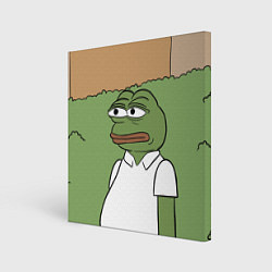 Картина квадратная Pepe Gomer прячется в кусты