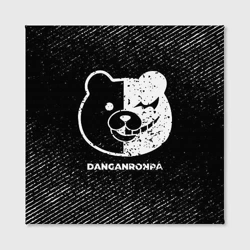 Картина квадратная Danganronpa с потертостями на темном фоне / 3D-принт – фото 2
