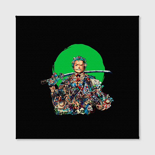 Картина квадратная Ророноа Зоро - Ван пис / 3D-принт – фото 2