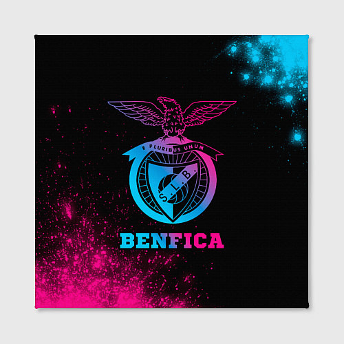 Картина квадратная Benfica - neon gradient / 3D-принт – фото 2