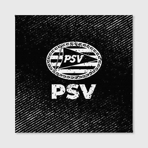 Картина квадратная PSV с потертостями на темном фоне / 3D-принт – фото 2