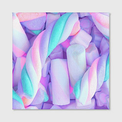 Холст квадратный Необычные конфеты, цвет: 3D-принт — фото 2