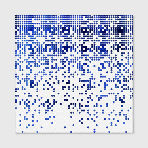 Картина квадратная Пиксельный минималистический паттерн / 3D-принт – фото 2